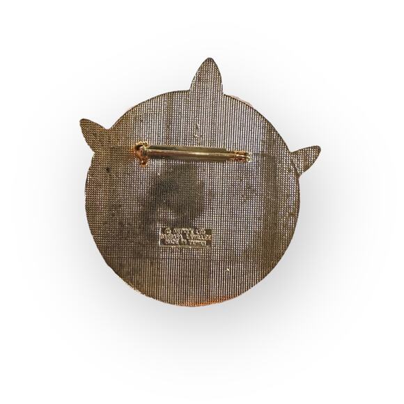 Barbara Lavallee Alaskan Enamel Mask Brooch Pin - Picture 2 of 3